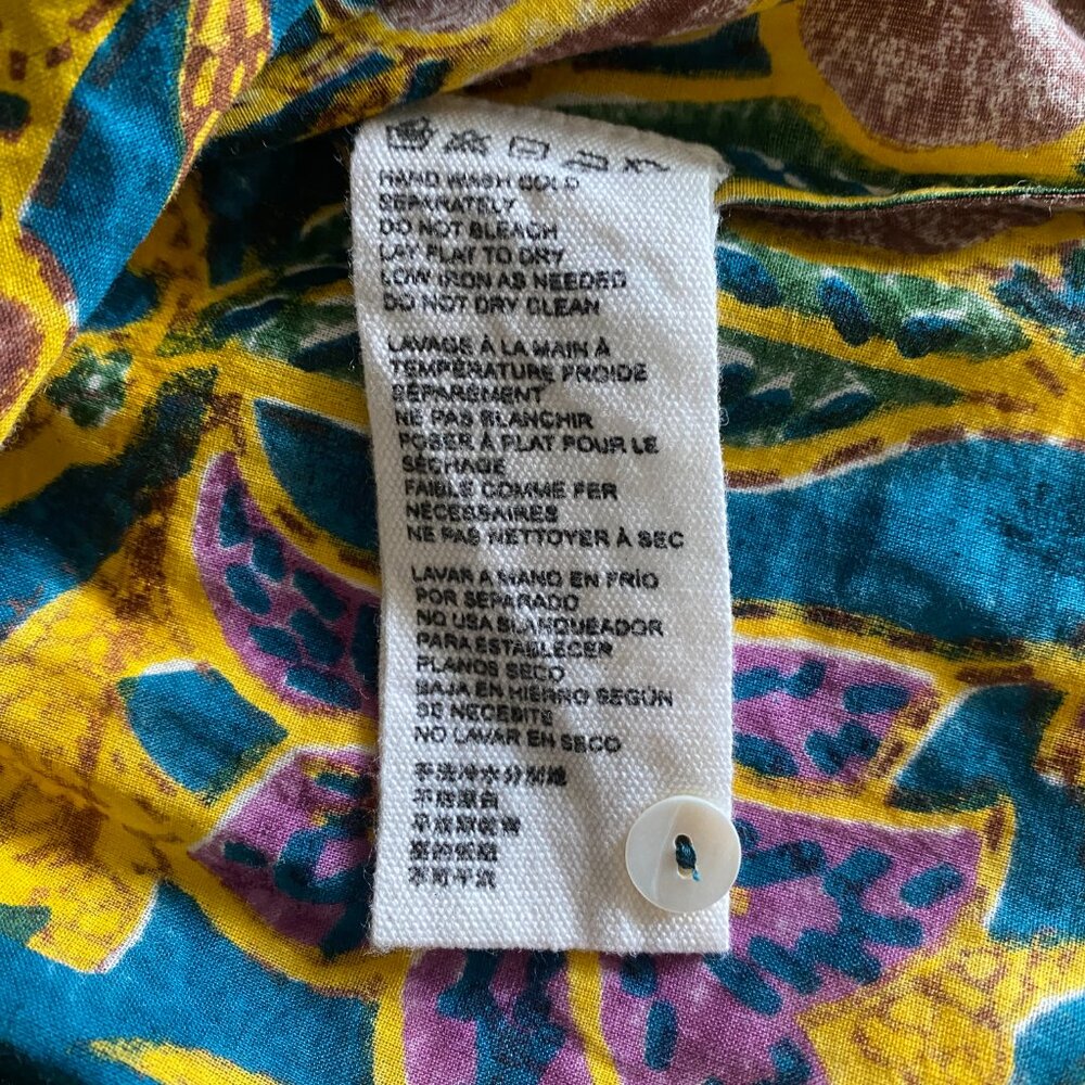 Cleobella Chloe Blouse in Indo Block Print, Size M - Picture 9 of 11